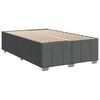 vidaXL Krevet box spring s madracem tamnosivi 120 x 190 cm tkanina
