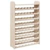 vidaXL Stalak za vino s gornjom pločom 72,5x25x111,5 cm od borovine