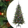 vidaXL Umjetno božićno drvce s nogom s stalakom Zelena 150 cm PE i PVC