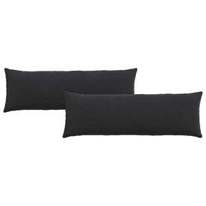 vidaXL Jastučići za sofu 2 pcs Crna 120 x 40 cm Kordura tekstil