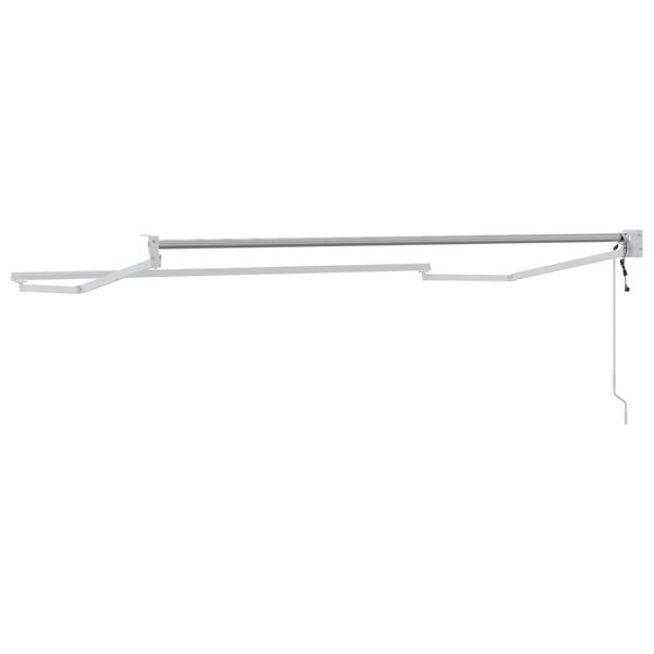 vidaXL Električni sklopivi okvir tende Bijeli 2,5 x 2 m Aluminij