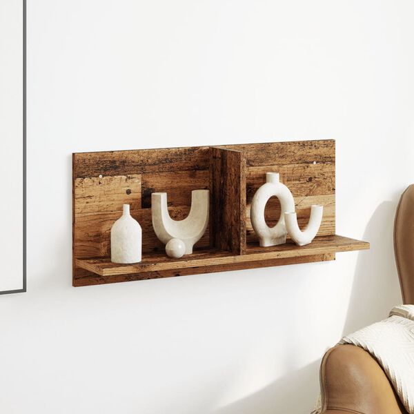vidaXL Zidni ormarić boja starog drva 70x16,5x30 cm konstruirano drvo