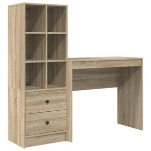 vidaXL Stol Sonoma hrast 135,5 x 40 x 127 cm 2 kom.