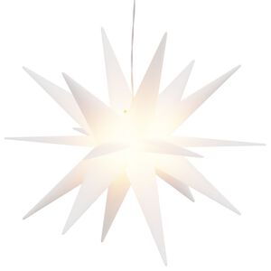 vidaXL Božićno svjetlo s LED svjetlima sklopivo bijelo 43 cm