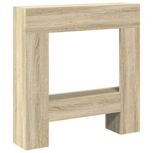 vidaXL Okvir za kamin boja hrasta 81x18x82 cm od konstruiranog drva