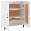 vidaXL Komoda sjajna bijela 69,5x34x90 cm od konstruiranog drva