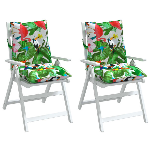 vidaXL Jastuci za stolicu niskim naslona 2kom vi&scaron;ebojni tkanine Oxford