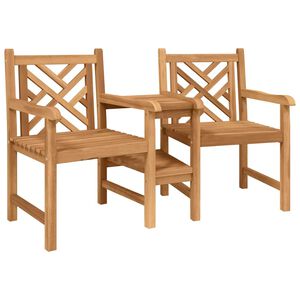 vidaXL Vrtne vanjske stolice 152 x 63 x 89 cm Čvrsto teak drvo