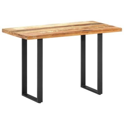 vidaXL Blagovaonski stol od masivnog obnovljenog drva 120 x 60 x 76 cm