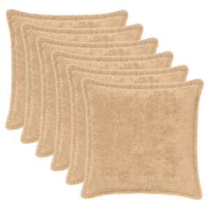 vidaXL Presvlaka za jastuk 6 kom. HOUTEN Krem 30 x 30 cm