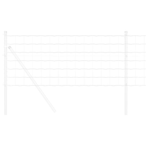 vidaXL Euro ograda 0,4 x 25 m Željezo prekriveno PVC-om