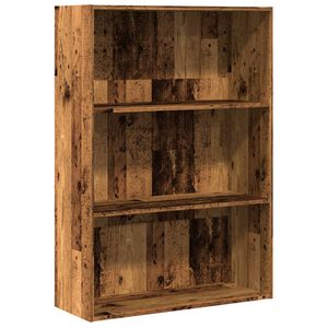 vidaXL Regal za knjige boja starog drva 80x30x114 cm konstruirano drvo