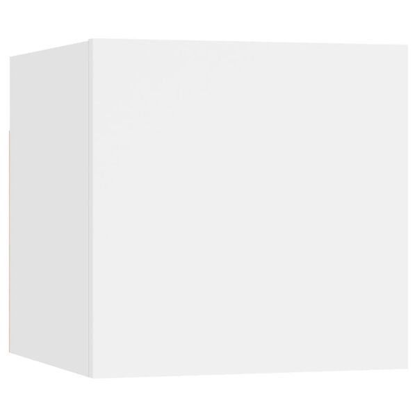 vidaXL Zidni TV ormarići 8 kom bijeli 30,5 x 30 x 30 cm