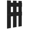vidaXL Vje&scaron;alica za kapute na zidu Zidne Crni hrast 65 x 3 x 100 cm