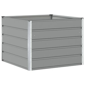 vidaXL Sadilica Svijetlo siva 100 x 100 x 75 cm Čelik