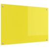 vidaXL Kuhinjski zid Žuta 90 x 60 cm Staklo otporno na udarce