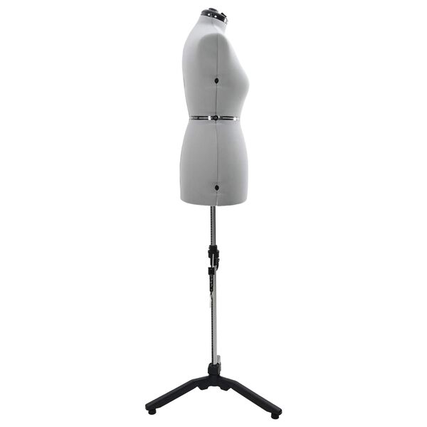 vidaXL Podesivi oblik haljine za žene Siva m Bar&scaron;un