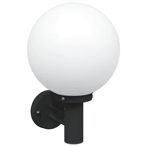 vidaXL Vanjska zidna lampa Crna 28 x 25 x 38 cm