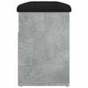 vidaXL Klupa za cipele boja betona 82 x 32 x 45,5 cm konstruirano drvo