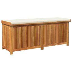 vidaXL Vanjska kutija za jastuke 150x50x60,5 cm masivno drvo bagrema