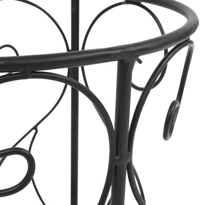 vidaXL Stalak za kišobrane vintage stil od metala 26 x 46 cm crni