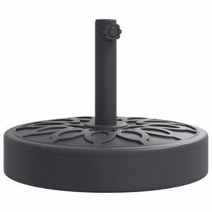 vidaXL Baza suncobrana za stupove &Oslash; 38/48 mm 25 kg okrugla