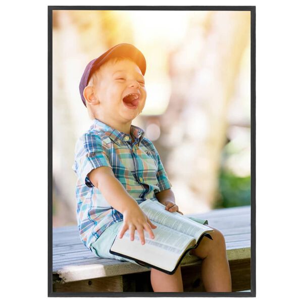 vidaXL Okviri za fotografije 3 kom za stol crni 18 x 24 cm MDF