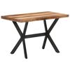 vidaXL Blagovaonski stol 120 x 60 x 75 cm od masivnog drva s premazom