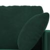 vidaXL Sofa 2 pcs Tamnozelena 138 x 78 x 80 cm Bar&scaron;un