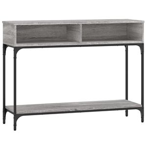 vidaXL Konzolni stol boja hrasta 100 x 30,5 x 75 cm konstruirano drvo
