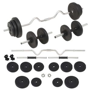 vidaXL Set &Scaron;ipki i Utega 30 kg
