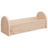 vidaXL Hranilica za sijeno za zečeve 28 x 10 x 10 cm masivna jelovina