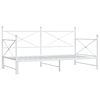 vidaXL Krevet na rasklapanje bez madraca bijeli 107x203 cm čelik