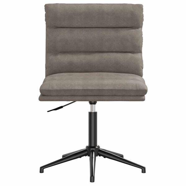 vidaXL Blagovaonska stolica od umjetne kože siva