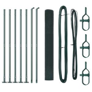 vidaXL Stup za ogradu Zelena