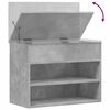 vidaXL Klupa za cipele boja betona 60 x 30 x 45 cm konstruirano drvo