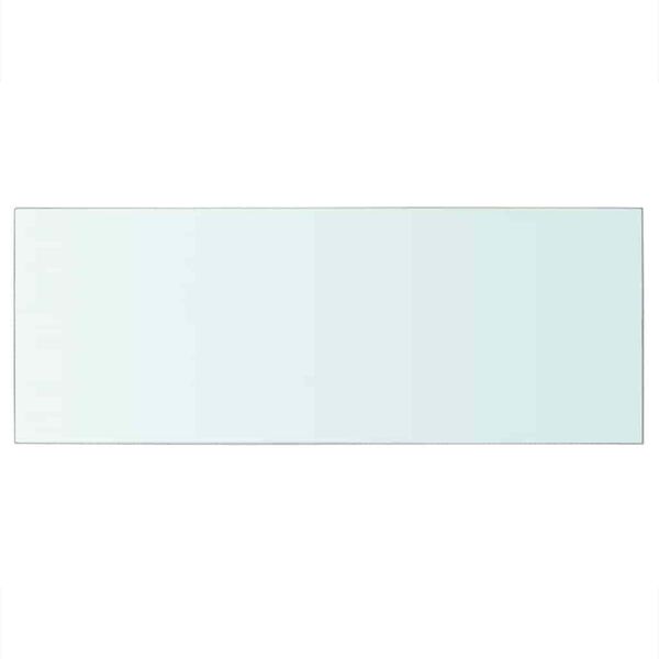 vidaXL Ploče za police 2 kom staklene prozirne 60 x 25 cm