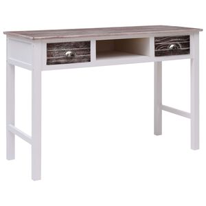 vidaXL Pisaći stol smeđi 110 x 45 x 76 cm drveni