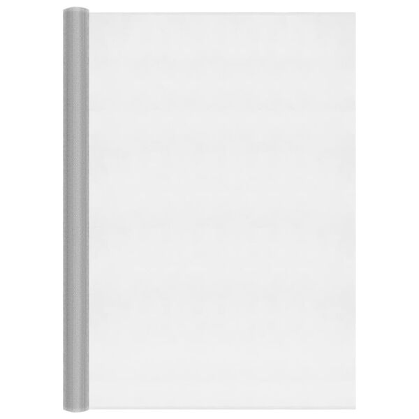 vidaXL Mrežasti zaslon od aluminija 112 x 500 cm srebrni