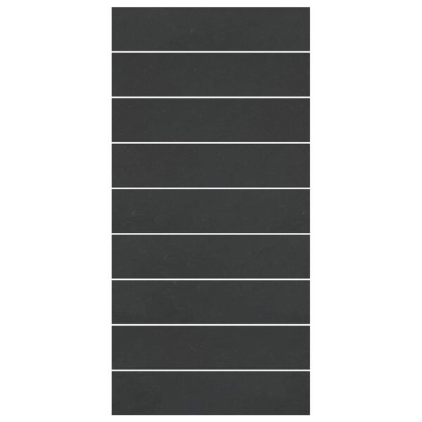 vidaXL Podni sheet za bazen Crna 999 x 500 x 0,1 cm Neslojno platno