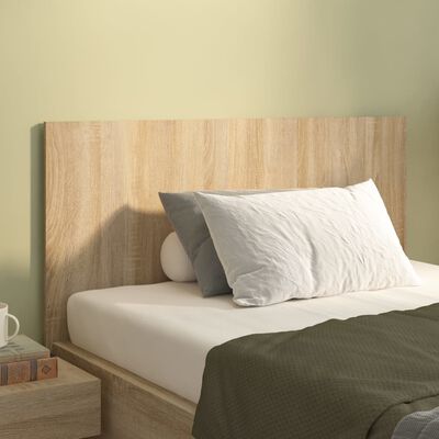 vidaXL Uzglavlje za krevet boja hrasta sonome 120 x 1,5 x 80 cm drveno