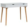 vidaxl Toaletni stol FAUSKE Bijela 100 x 50 x 78 cm