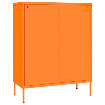 vidaXL Ormarić s ladicama narančasti 80 x 35 x 101,5 cm čelični