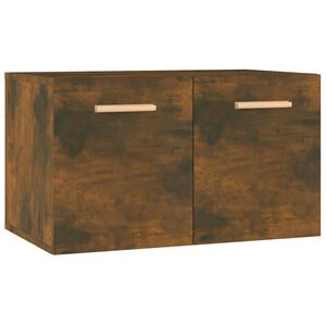 vidaXL Zidni ormarić dimljeni hrast 60x36,5x35 cm konstruirano drvo