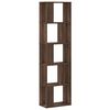 vidaXL Regal za knjige s 5 razina boja hrasta 45x23,5x162,5 cm drveni