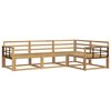 vidaXL Set vanjskih sofa 4 pcs Bijela 247,5 x 168,5 x 73 cm