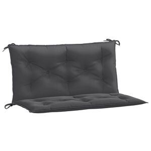 vidaXL Jastuci za vrtnu klupu 2 kom antracit 100x50x7 cm tkanina