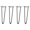 vidaXL Noge s ukosnicama za stolić za kavu 4 kom. antracit 42 cm puni čelik