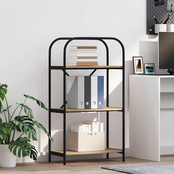 vidaXL Polica Sonoma hrast 60 x 30 x 109 cm Konstruirano drvo