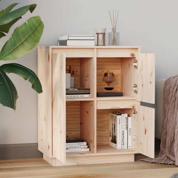 vidaXL Komoda 60 x 34 x 75 cm od masivne borovine